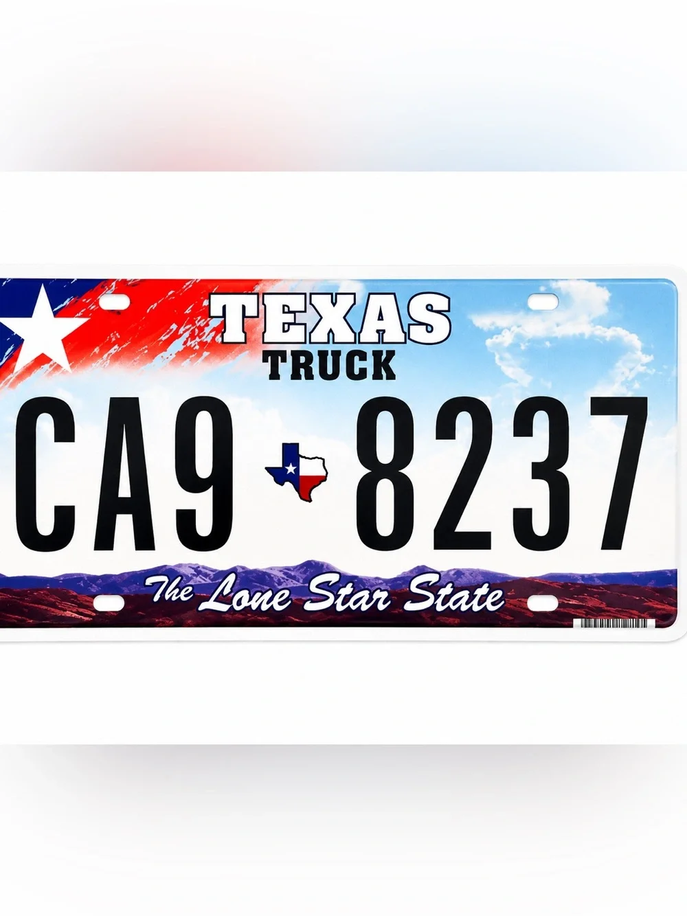 Texas Truck The Lone Star State License Plate